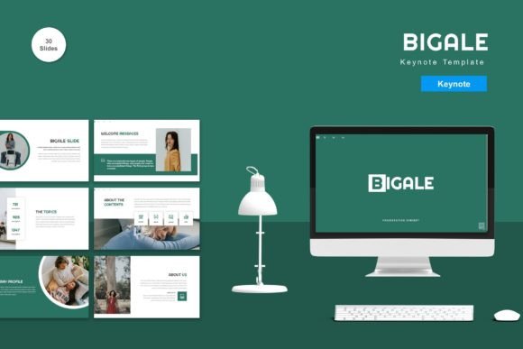 Bigale - Keynote Template: Elevating Modern Presentations with Efficiency and Style