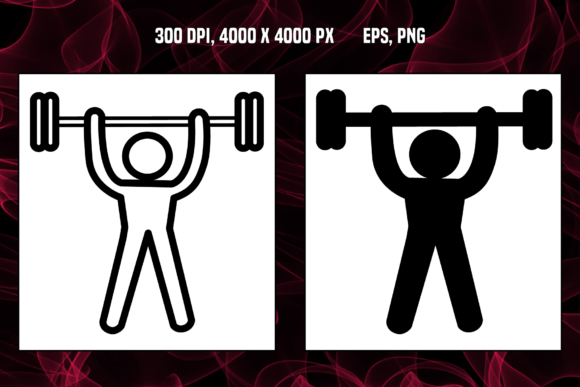 Bodybuilder Icon: Premium Vector Assets for Design