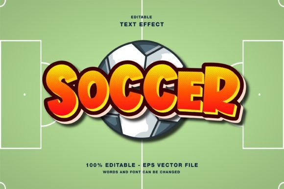 Bringing Energy to Your Designs with a Soccer Comic Style Text Effect