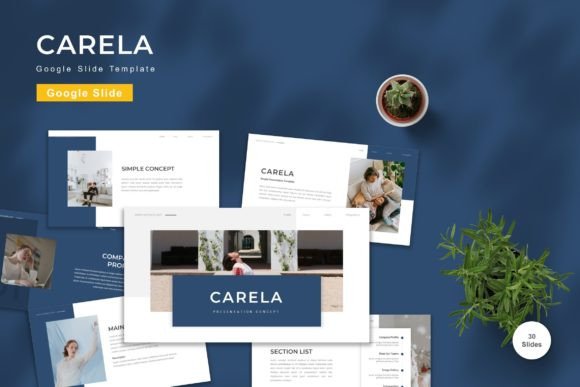 Carela - Google Slide Template: Elevating Modern Presentations with Versatility and Ease