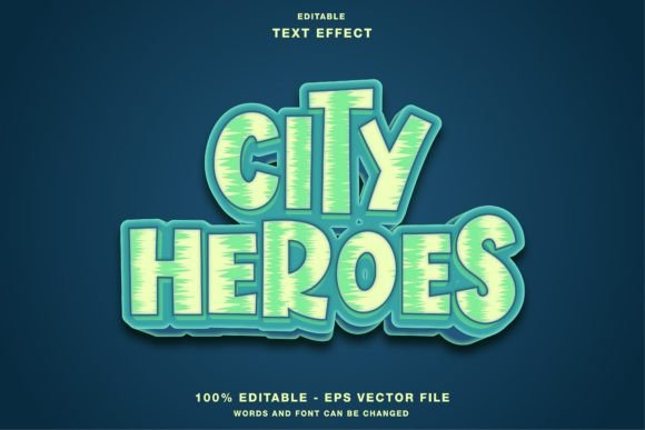 Elevating Digital Storytelling with the City Heroes Text Effect