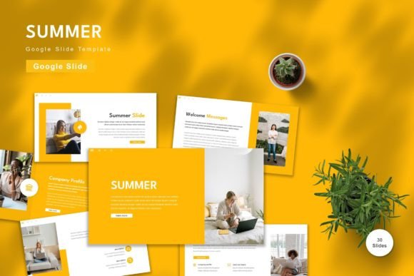 Evaluating the Summer Google Slide Template for Professional and Personal Presentations