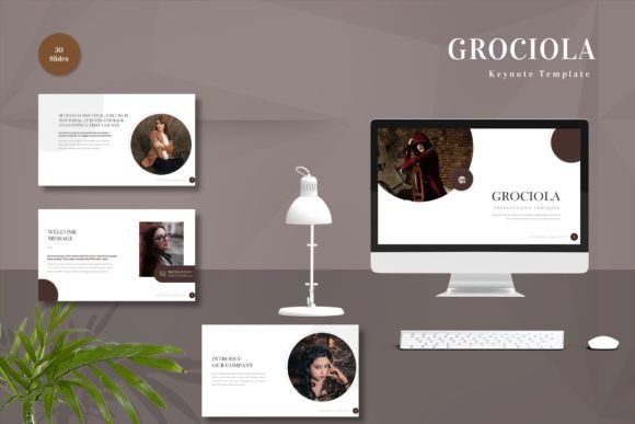 Grociola - Keynote Template: A Strategic Asset for Professional Communication