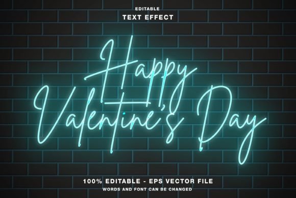 Integrating the Happy Valentine Day Neon Text Effect into Your Design Workflow