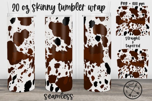 Mastering the Brown and White Cow Print Tumbler Wrap for Professional Sublimation