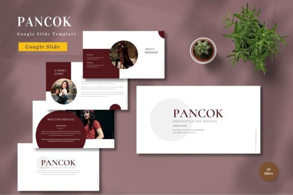Pancok Google Slide Template Guide
