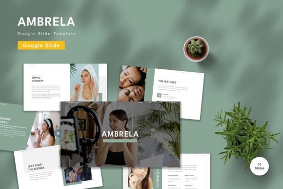 Streamline Your Presentations with the Ambrela Google Slide Template