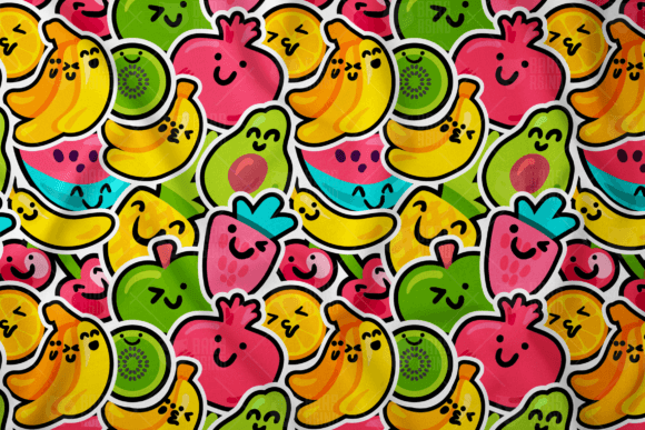 Unlocking Joy: The Versatile Power of the Cartoon Happy Fruits Seamless Pattern
